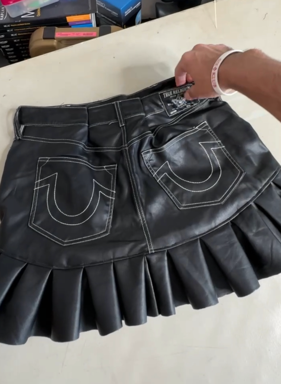 Reworked True Religion Skirt